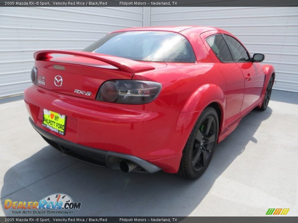 2005 Mazda RX-8 Sport Velocity Red Mica / Black/Red Photo #4