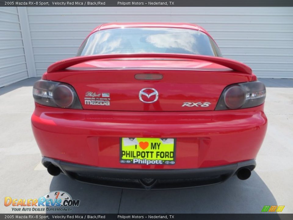 2005 Mazda RX-8 Sport Velocity Red Mica / Black/Red Photo #5