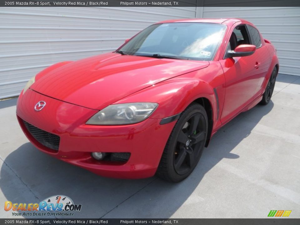 2005 Mazda RX-8 Sport Velocity Red Mica / Black/Red Photo #7
