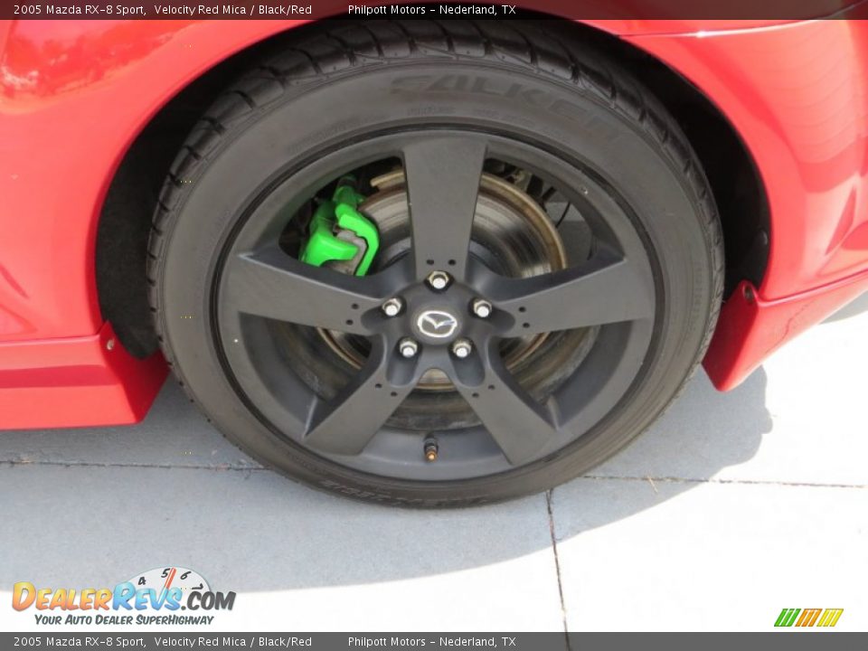 2005 Mazda RX-8 Sport Velocity Red Mica / Black/Red Photo #13