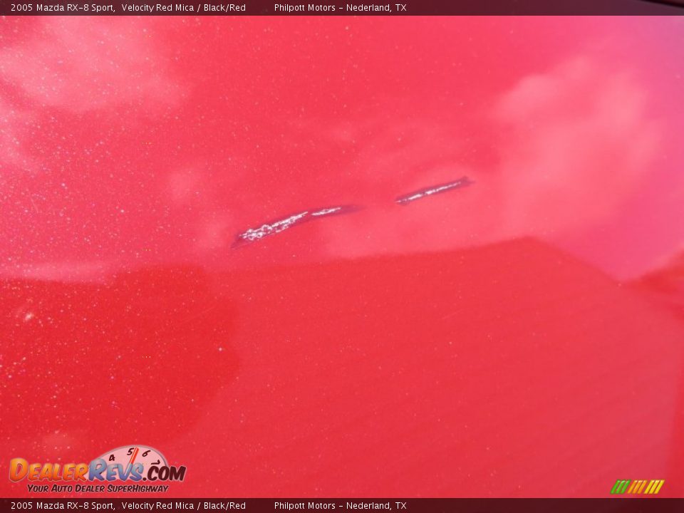 2005 Mazda RX-8 Sport Velocity Red Mica / Black/Red Photo #16