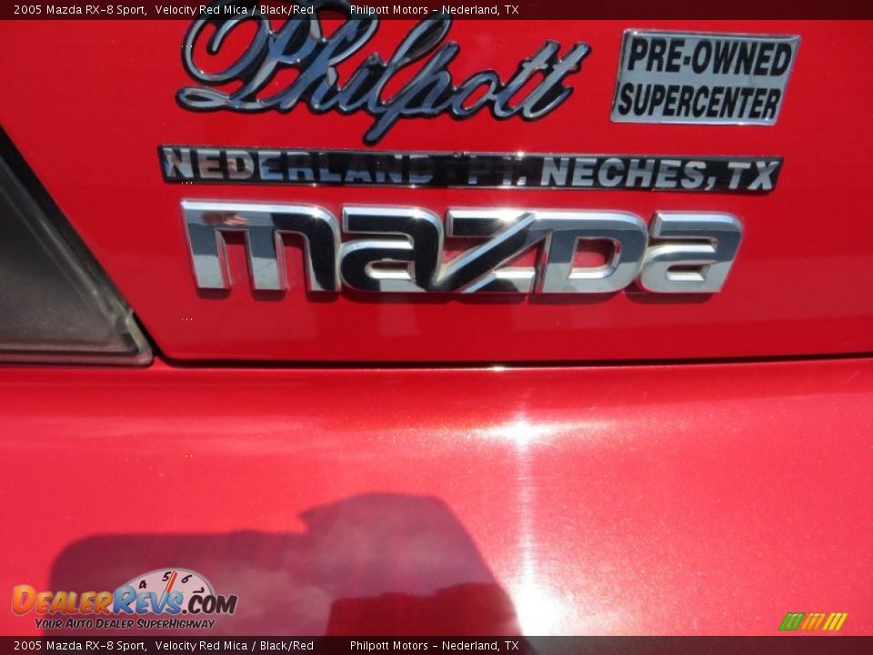 2005 Mazda RX-8 Sport Velocity Red Mica / Black/Red Photo #21