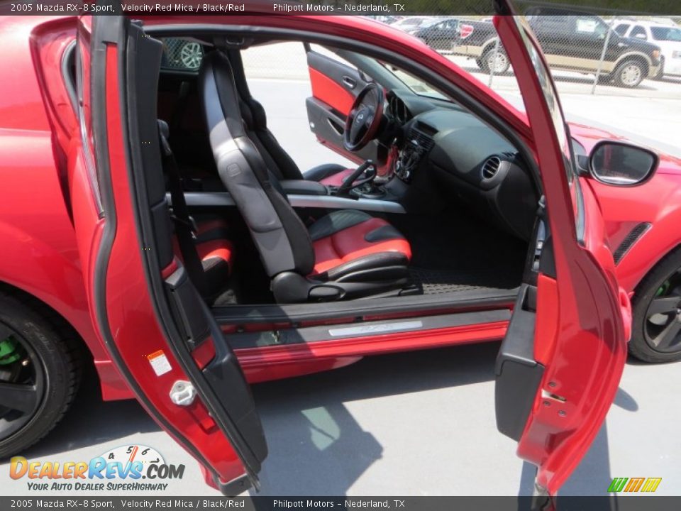2005 Mazda RX-8 Sport Velocity Red Mica / Black/Red Photo #26