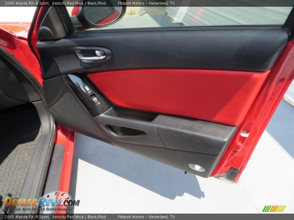 2005 Mazda RX-8 Sport Velocity Red Mica / Black/Red Photo #27
