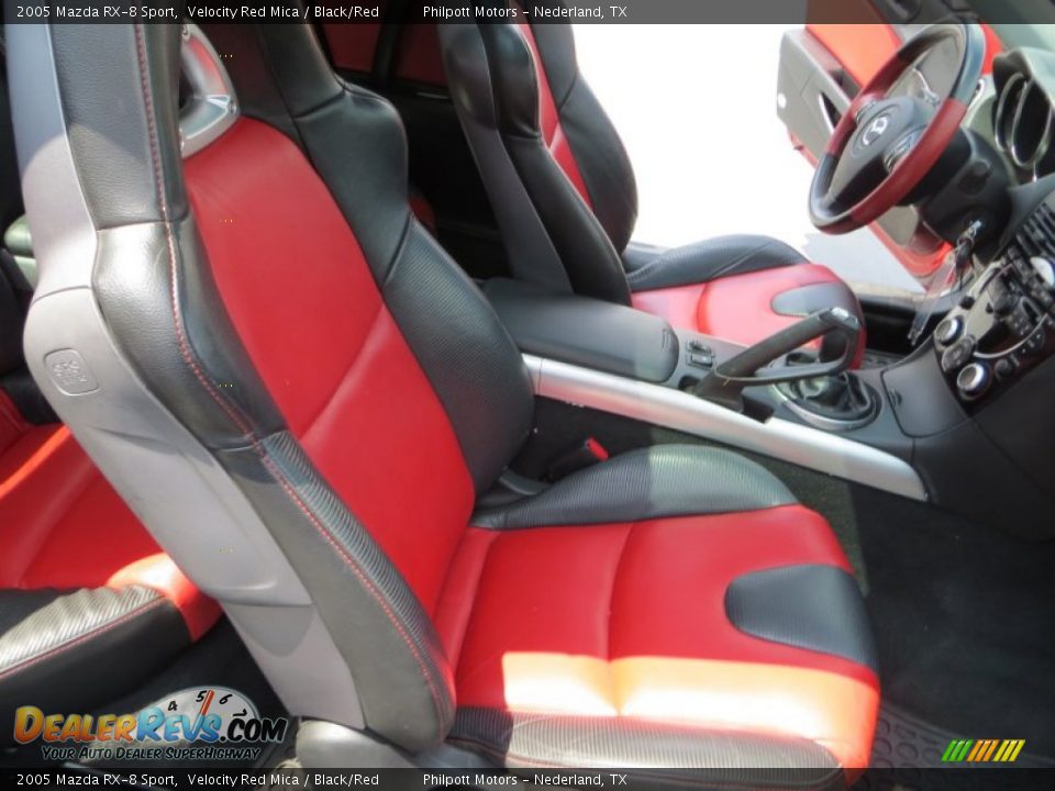 2005 Mazda RX-8 Sport Velocity Red Mica / Black/Red Photo #29