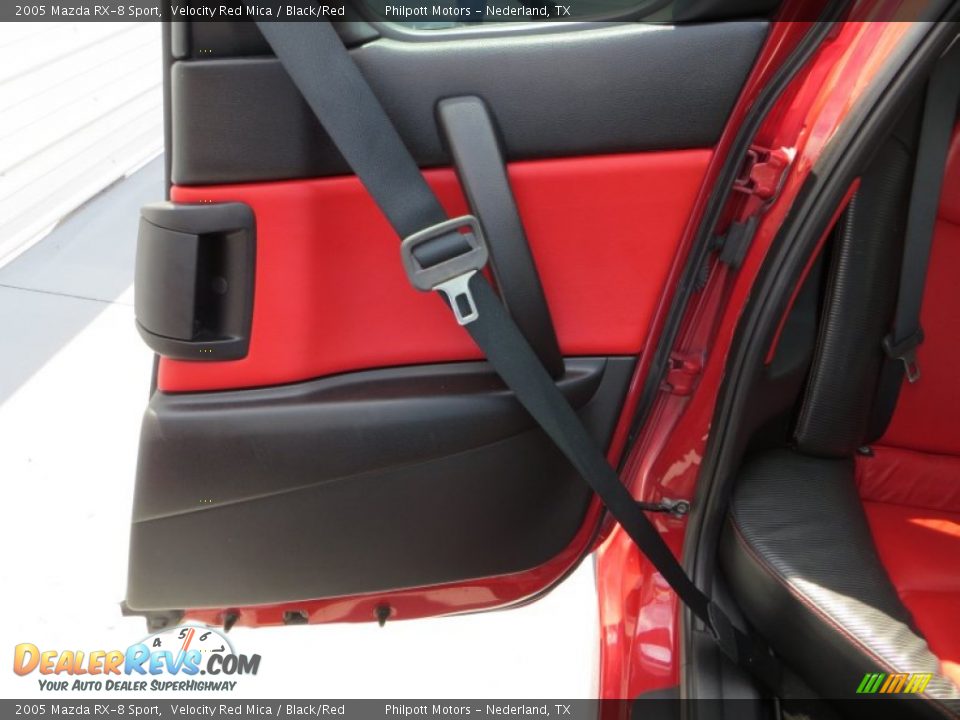 2005 Mazda RX-8 Sport Velocity Red Mica / Black/Red Photo #30