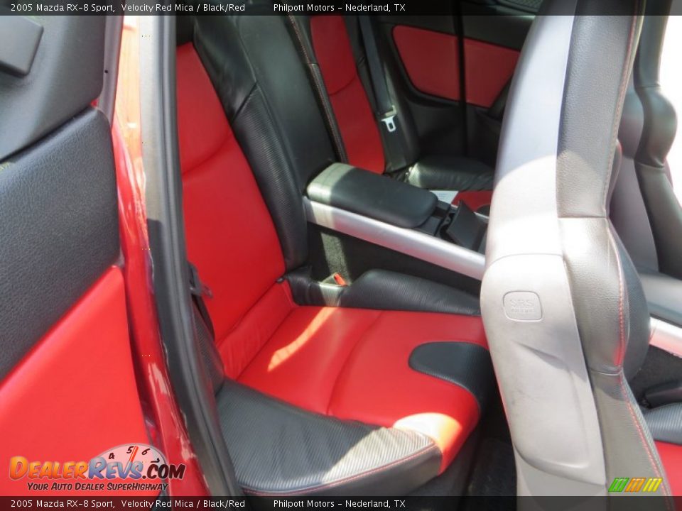 2005 Mazda RX-8 Sport Velocity Red Mica / Black/Red Photo #31