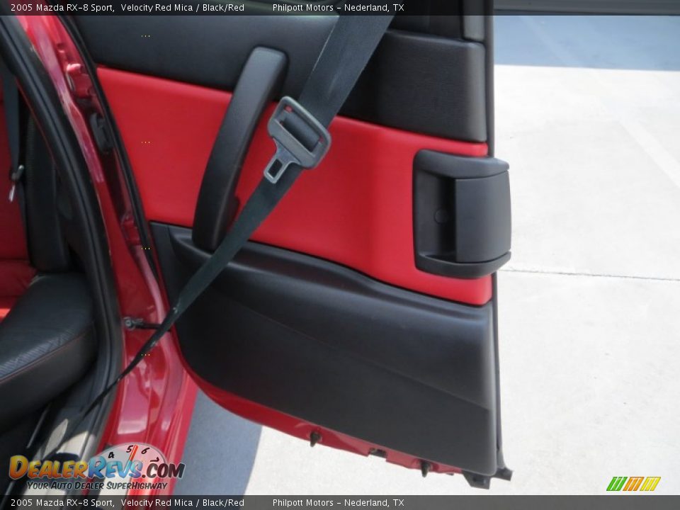 2005 Mazda RX-8 Sport Velocity Red Mica / Black/Red Photo #34