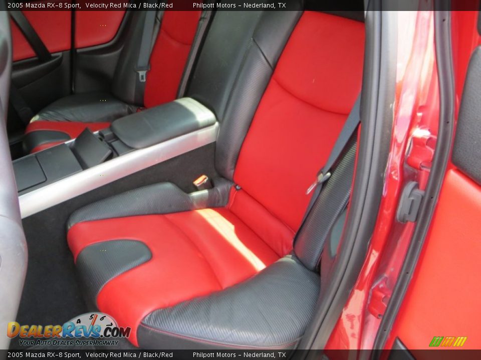 2005 Mazda RX-8 Sport Velocity Red Mica / Black/Red Photo #35