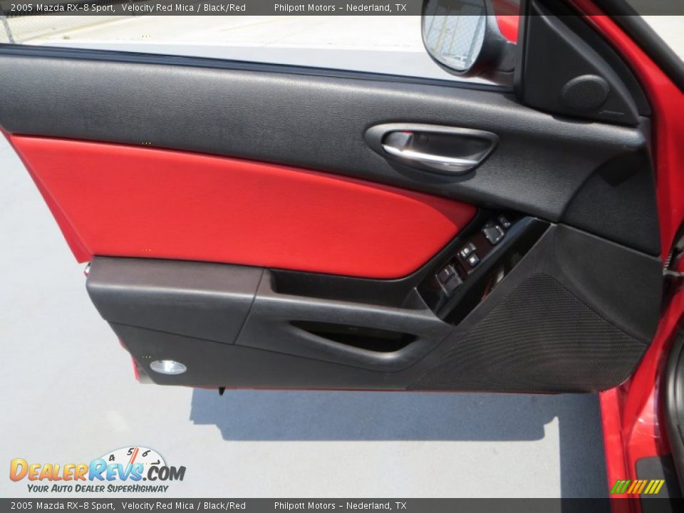 2005 Mazda RX-8 Sport Velocity Red Mica / Black/Red Photo #36
