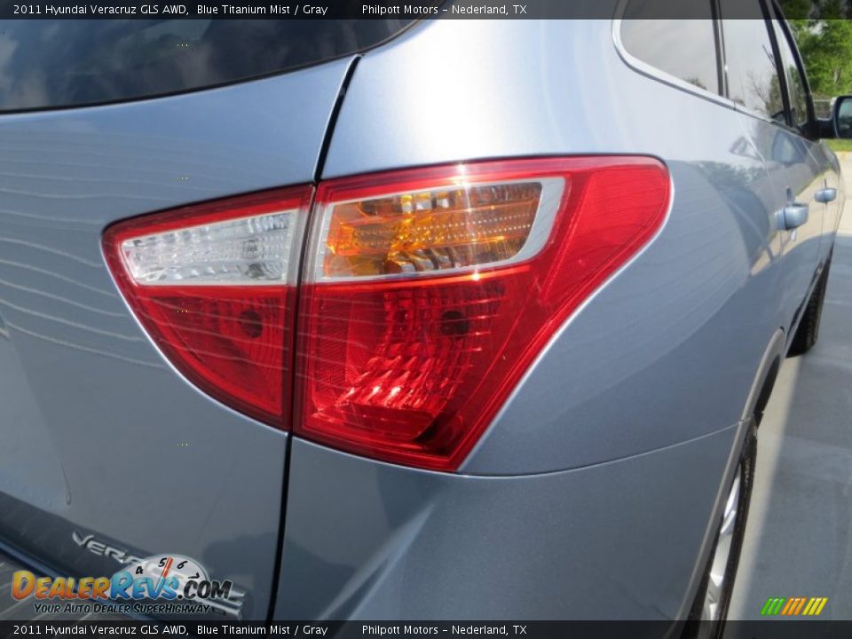 2011 Hyundai Veracruz GLS AWD Blue Titanium Mist / Gray Photo #17