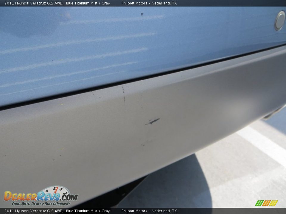 2011 Hyundai Veracruz GLS AWD Blue Titanium Mist / Gray Photo #19