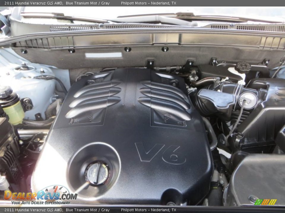 2011 Hyundai Veracruz GLS AWD Blue Titanium Mist / Gray Photo #21