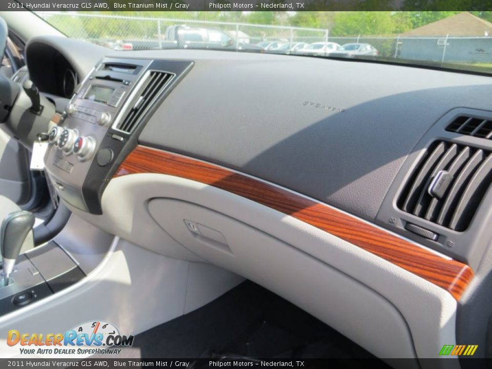 2011 Hyundai Veracruz GLS AWD Blue Titanium Mist / Gray Photo #23