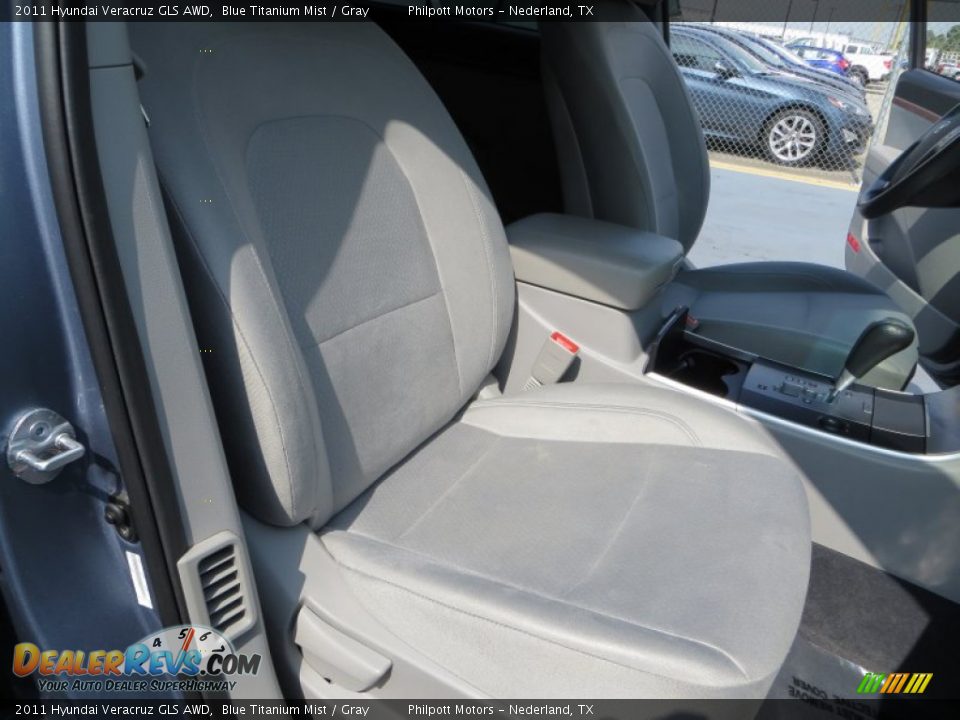 2011 Hyundai Veracruz GLS AWD Blue Titanium Mist / Gray Photo #24