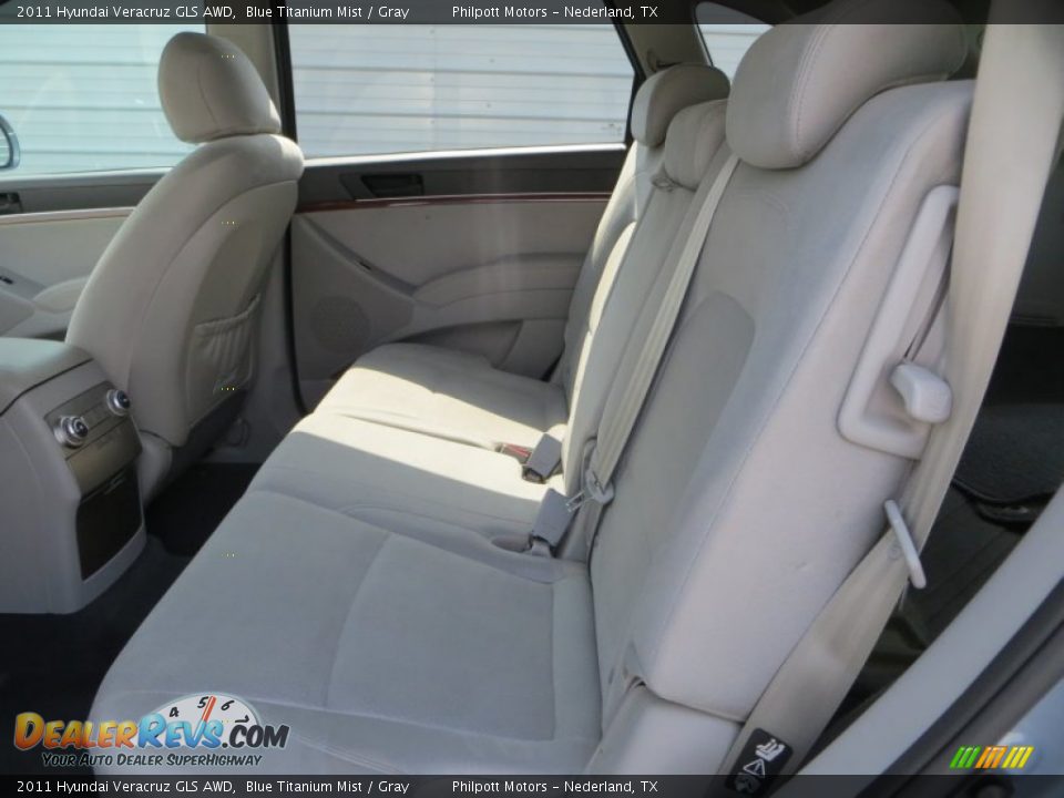 2011 Hyundai Veracruz GLS AWD Blue Titanium Mist / Gray Photo #30