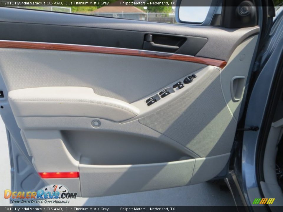 2011 Hyundai Veracruz GLS AWD Blue Titanium Mist / Gray Photo #31