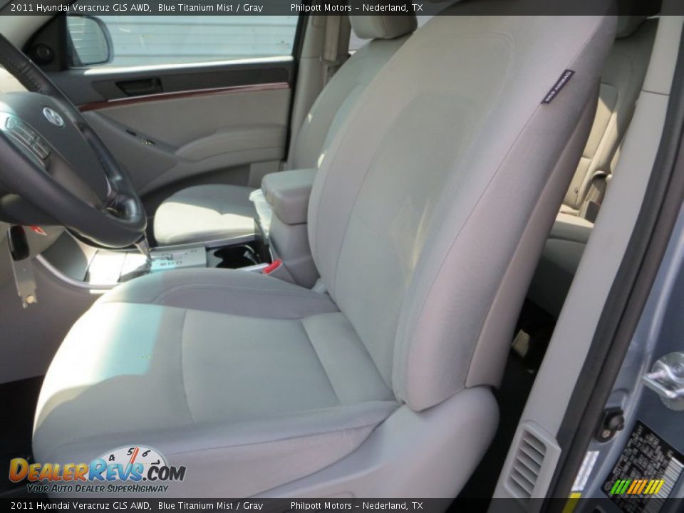 2011 Hyundai Veracruz GLS AWD Blue Titanium Mist / Gray Photo #33