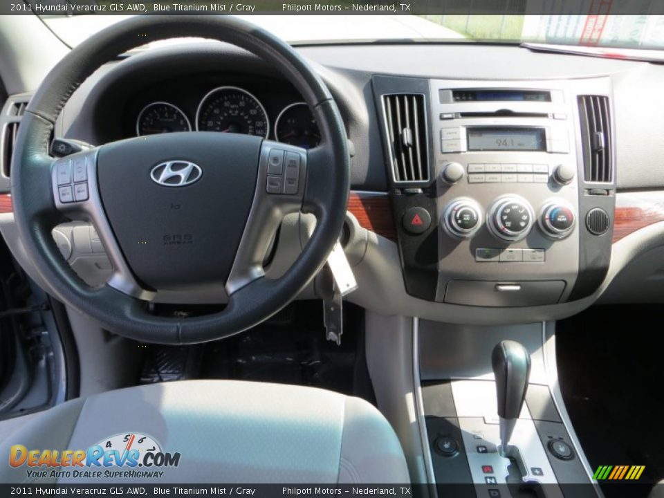 Dashboard of 2011 Hyundai Veracruz GLS AWD Photo #35