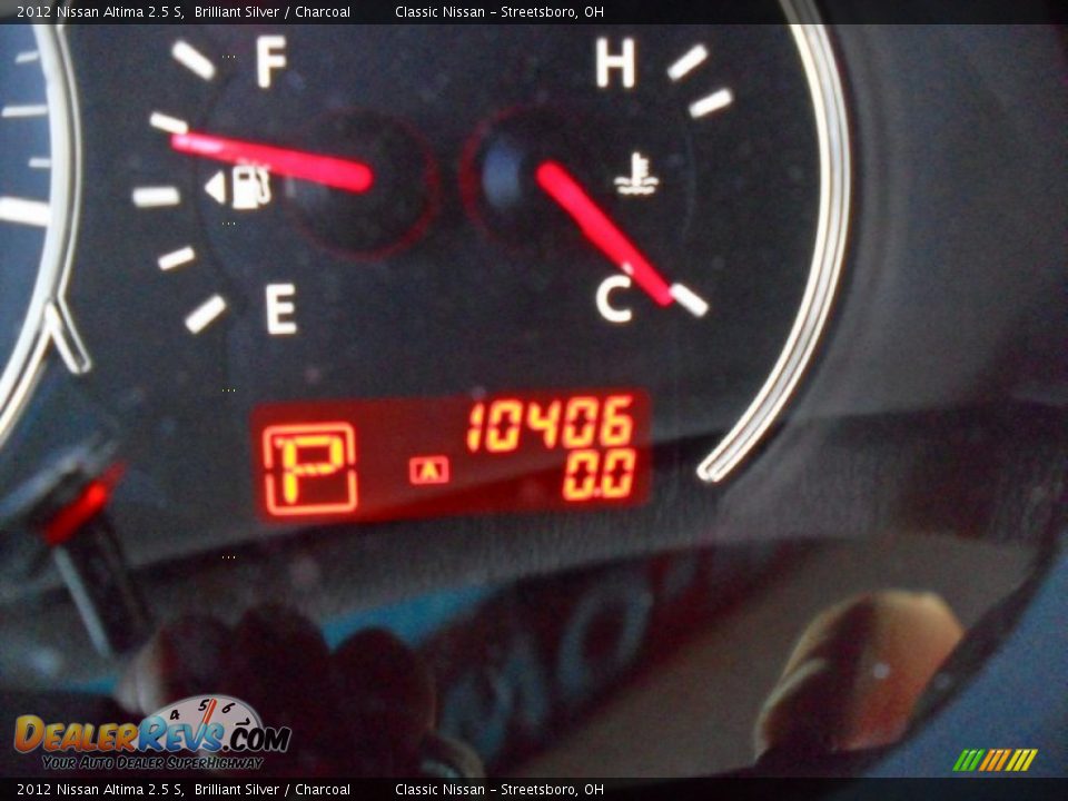 2012 Nissan Altima 2.5 S Brilliant Silver / Charcoal Photo #24