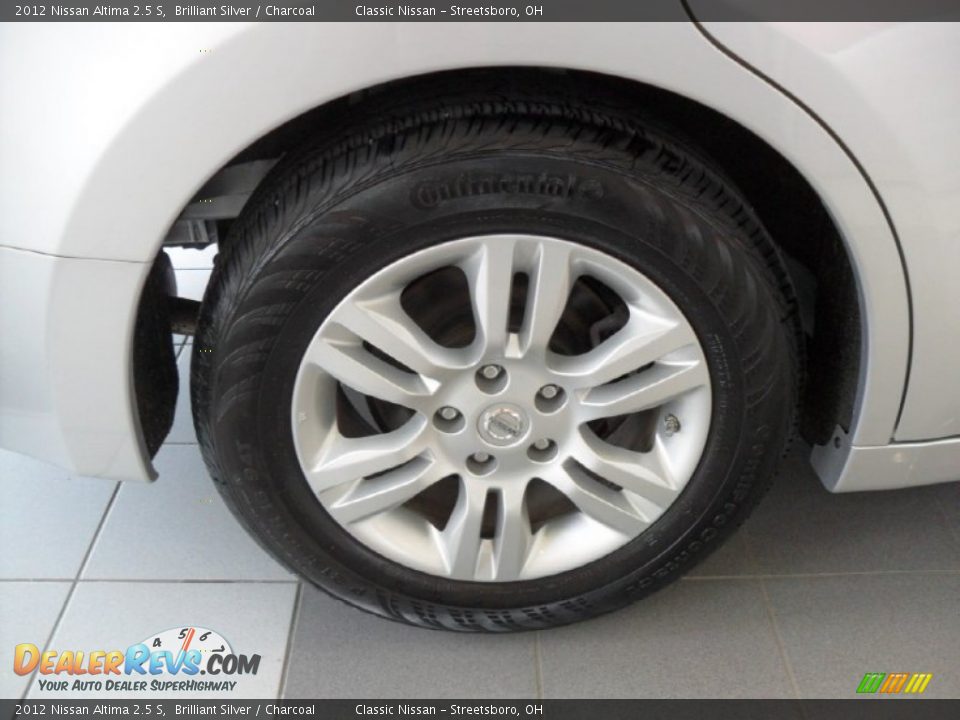 2012 Nissan Altima 2.5 S Brilliant Silver / Charcoal Photo #25