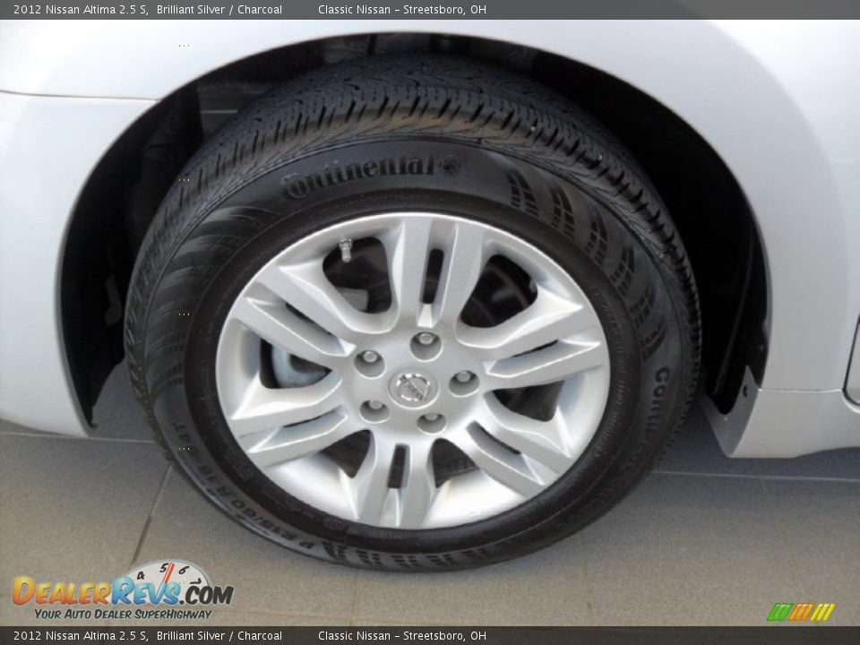2012 Nissan Altima 2.5 S Brilliant Silver / Charcoal Photo #27