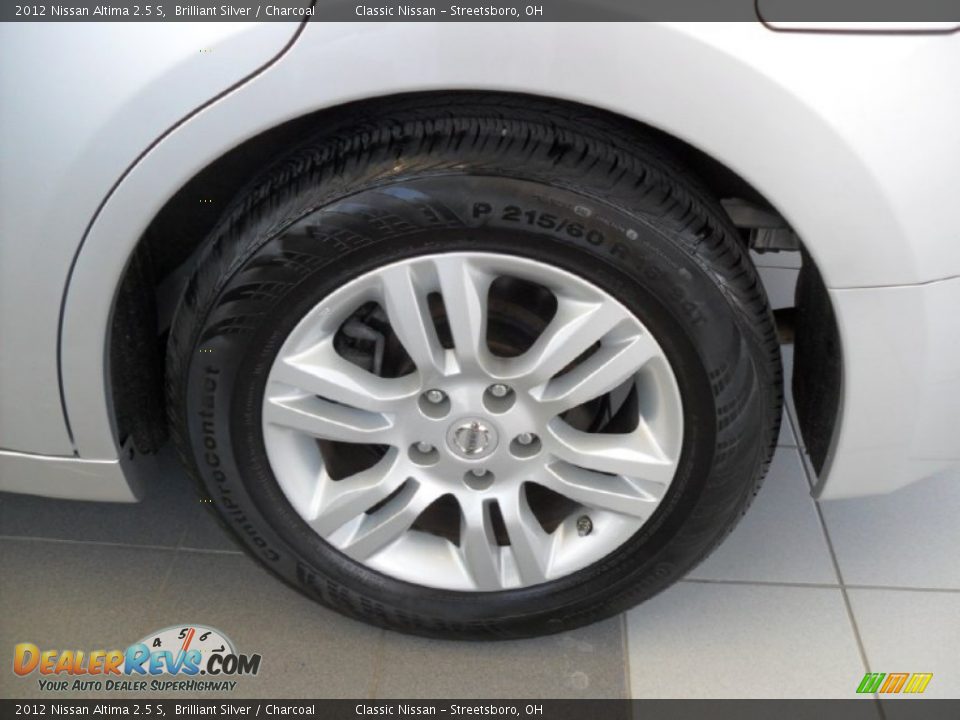 2012 Nissan Altima 2.5 S Brilliant Silver / Charcoal Photo #28