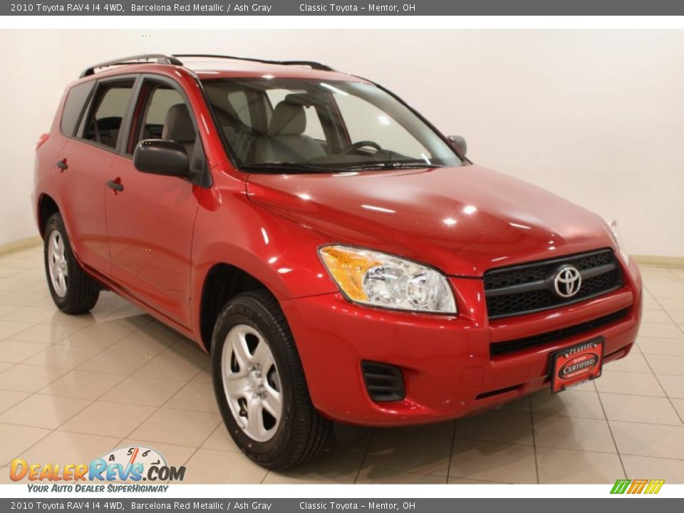 2010 Toyota RAV4 I4 4WD Barcelona Red Metallic / Ash Gray Photo #1