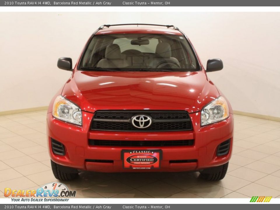 2010 Toyota RAV4 I4 4WD Barcelona Red Metallic / Ash Gray Photo #2