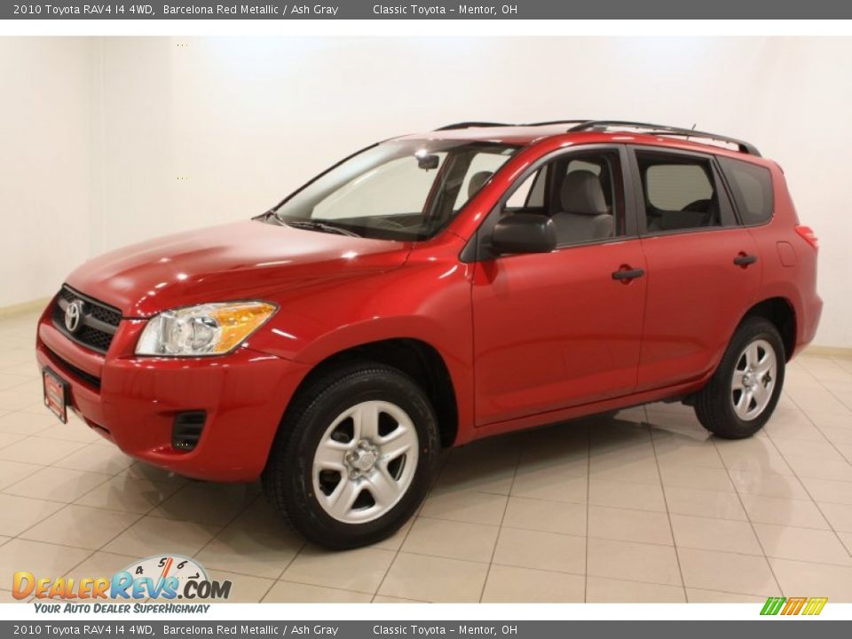 2010 Toyota RAV4 I4 4WD Barcelona Red Metallic / Ash Gray Photo #3