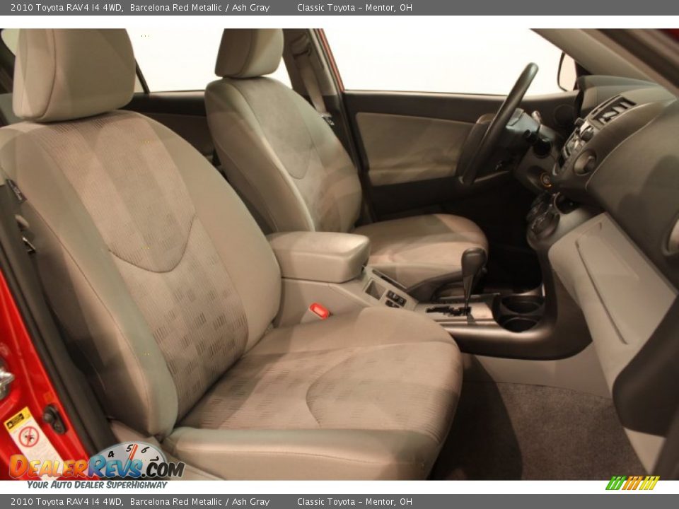 2010 Toyota RAV4 I4 4WD Barcelona Red Metallic / Ash Gray Photo #10