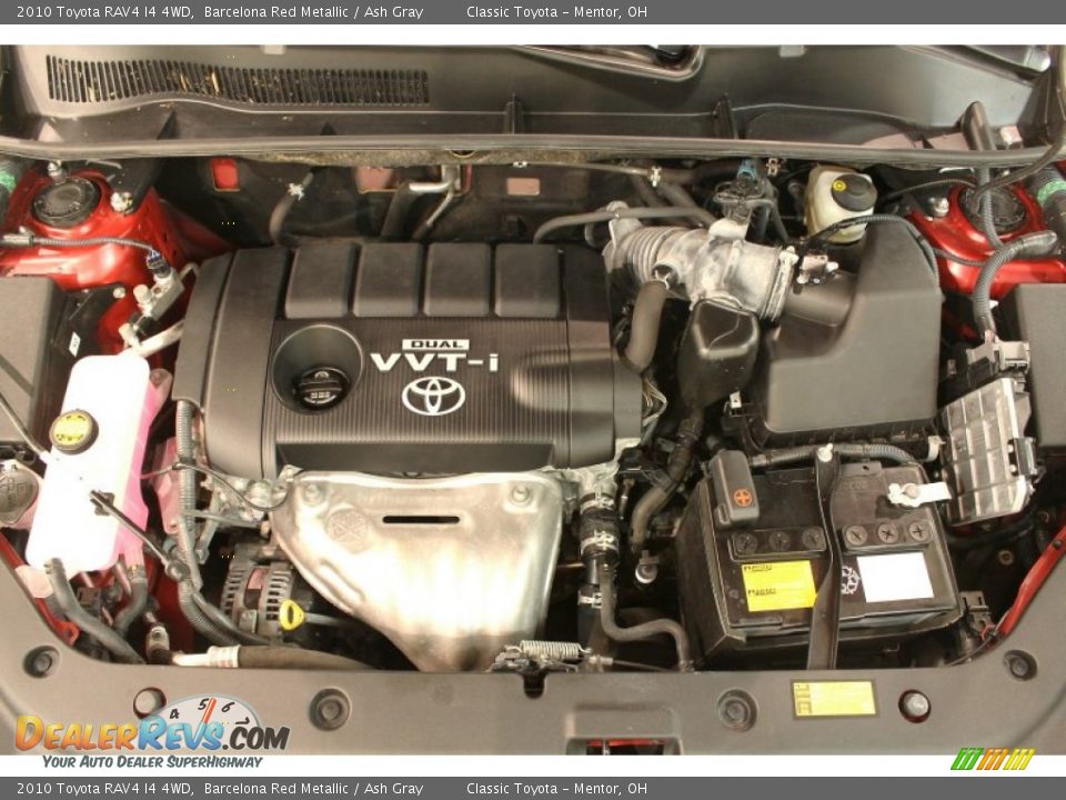 2010 Toyota RAV4 I4 4WD Barcelona Red Metallic / Ash Gray Photo #14