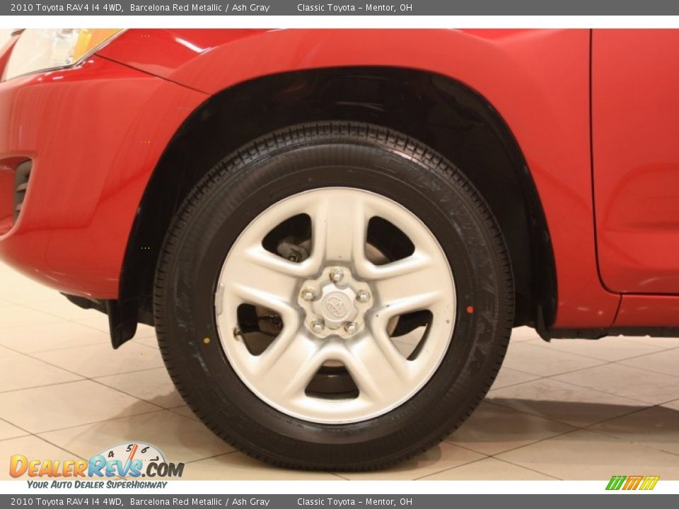 2010 Toyota RAV4 I4 4WD Barcelona Red Metallic / Ash Gray Photo #15