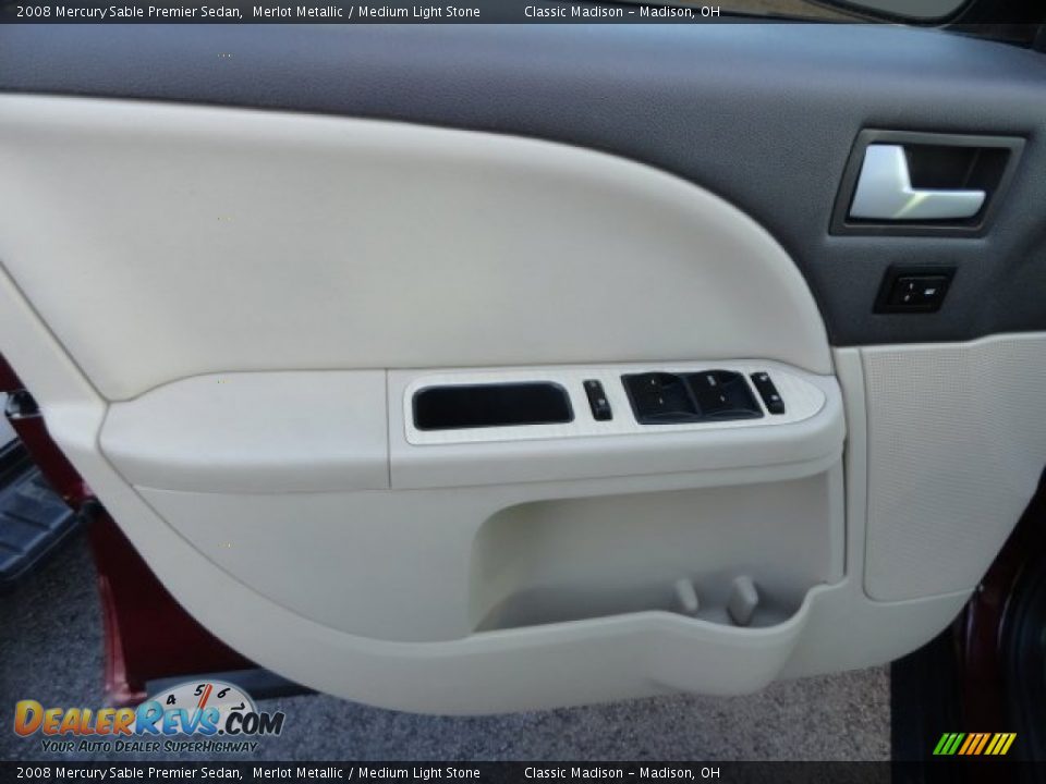 2008 Mercury Sable Premier Sedan Merlot Metallic / Medium Light Stone Photo #3