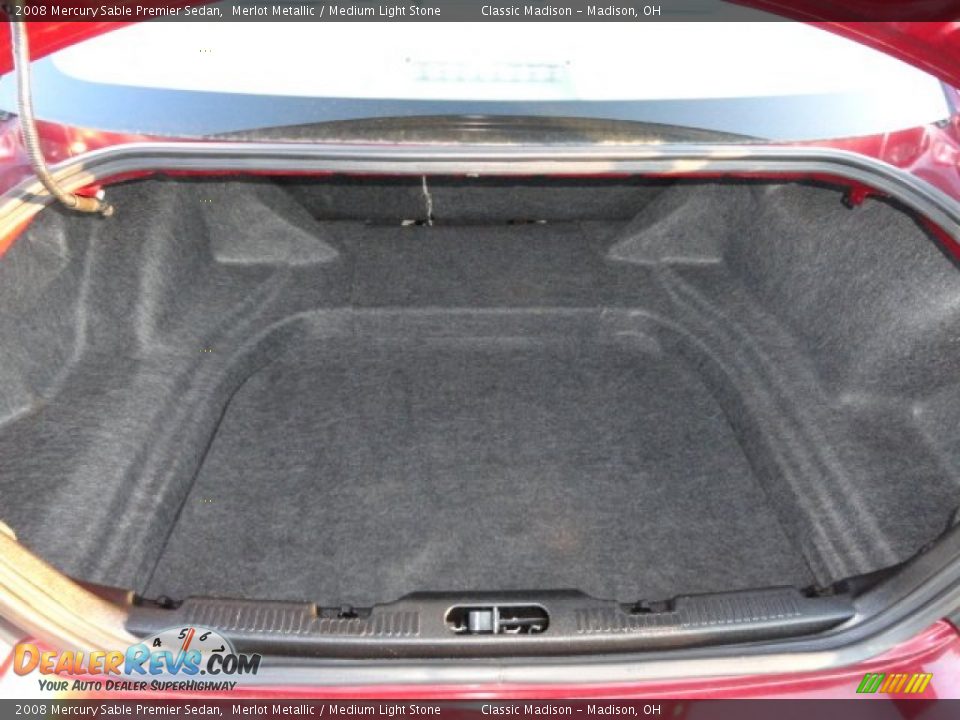 2008 Mercury Sable Premier Sedan Merlot Metallic / Medium Light Stone Photo #11
