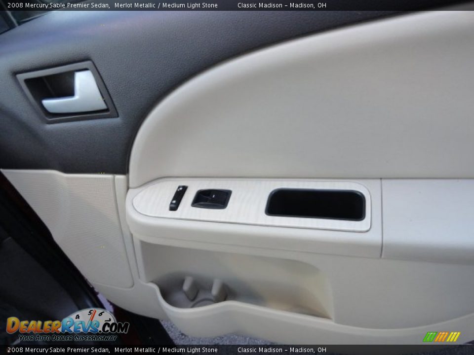 2008 Mercury Sable Premier Sedan Merlot Metallic / Medium Light Stone Photo #15