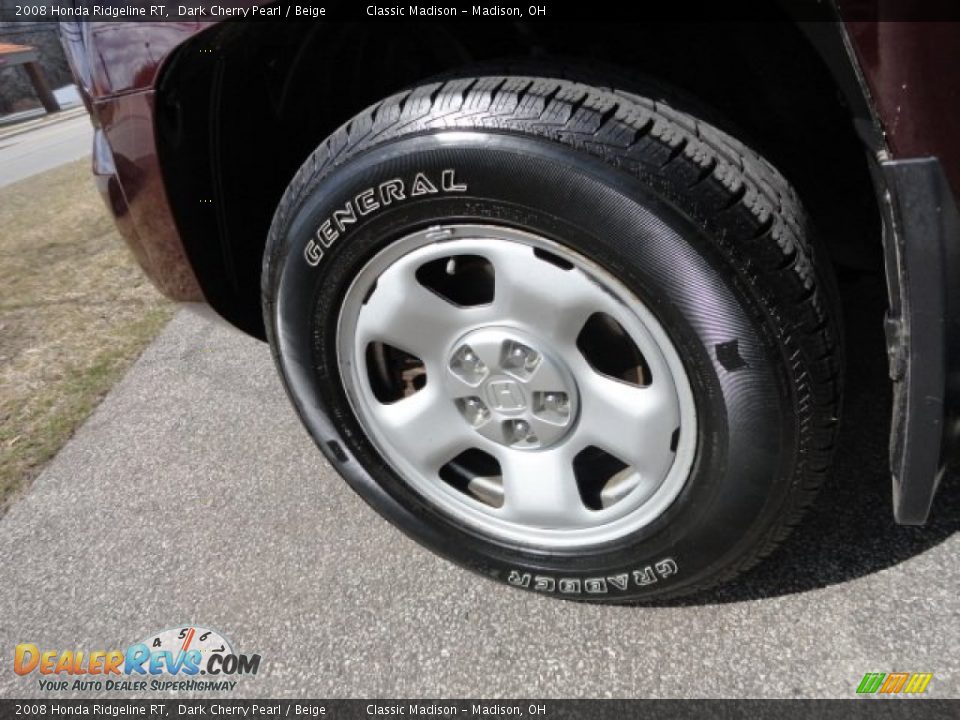 2008 Honda Ridgeline RT Dark Cherry Pearl / Beige Photo #5