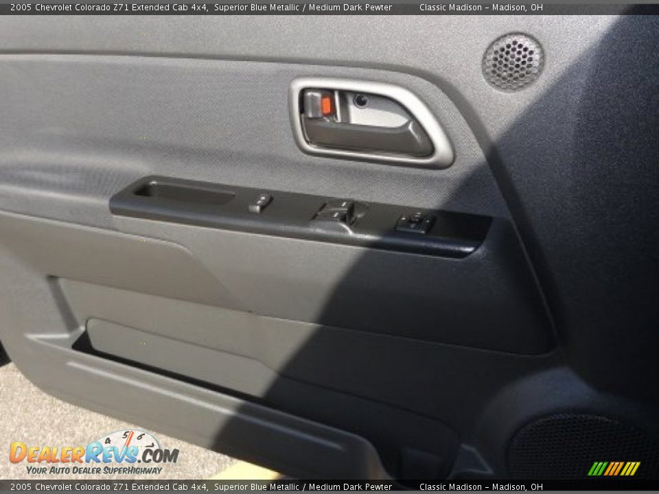 2005 Chevrolet Colorado Z71 Extended Cab 4x4 Superior Blue Metallic / Medium Dark Pewter Photo #2