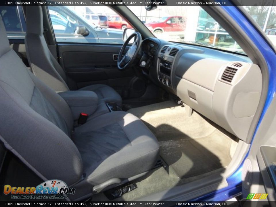 2005 Chevrolet Colorado Z71 Extended Cab 4x4 Superior Blue Metallic / Medium Dark Pewter Photo #6
