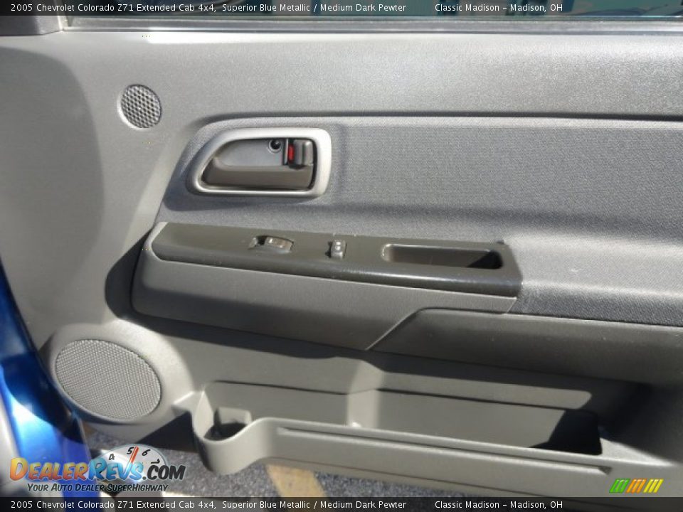 2005 Chevrolet Colorado Z71 Extended Cab 4x4 Superior Blue Metallic / Medium Dark Pewter Photo #7