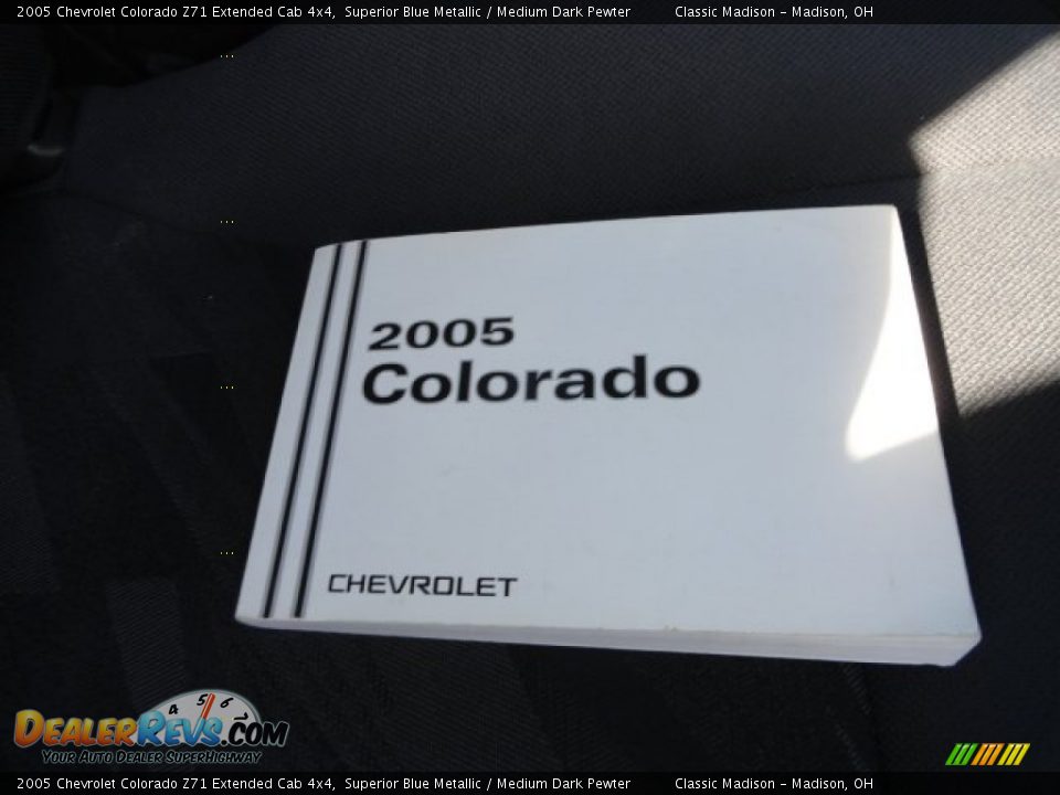 2005 Chevrolet Colorado Z71 Extended Cab 4x4 Superior Blue Metallic / Medium Dark Pewter Photo #8