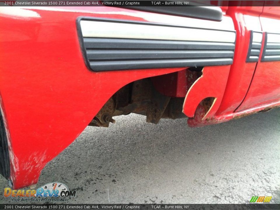 2001 Chevrolet Silverado 1500 Z71 Extended Cab 4x4 Victory Red / Graphite Photo #6
