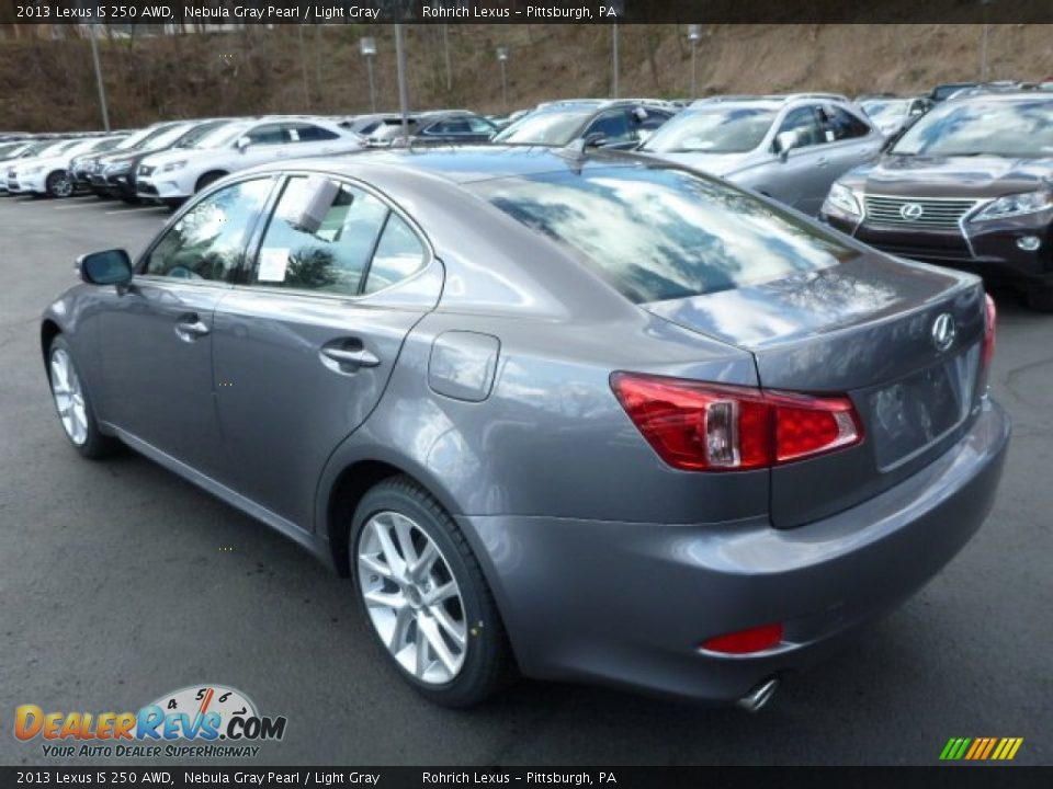2013 Lexus IS 250 AWD Nebula Gray Pearl / Light Gray Photo #2