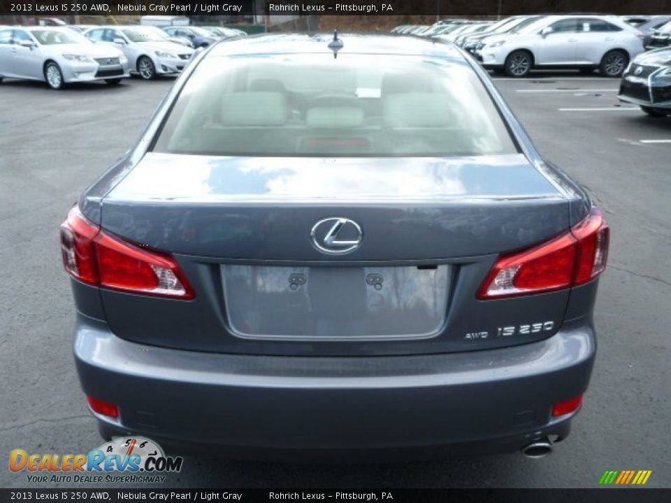2013 Lexus IS 250 AWD Nebula Gray Pearl / Light Gray Photo #3