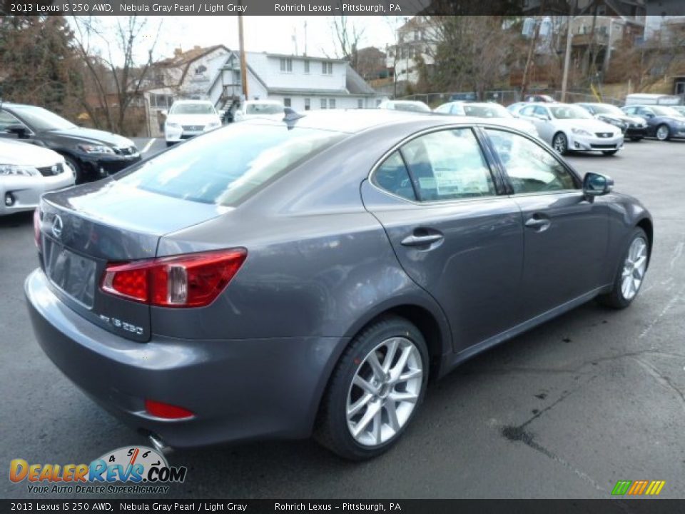 2013 Lexus IS 250 AWD Nebula Gray Pearl / Light Gray Photo #4