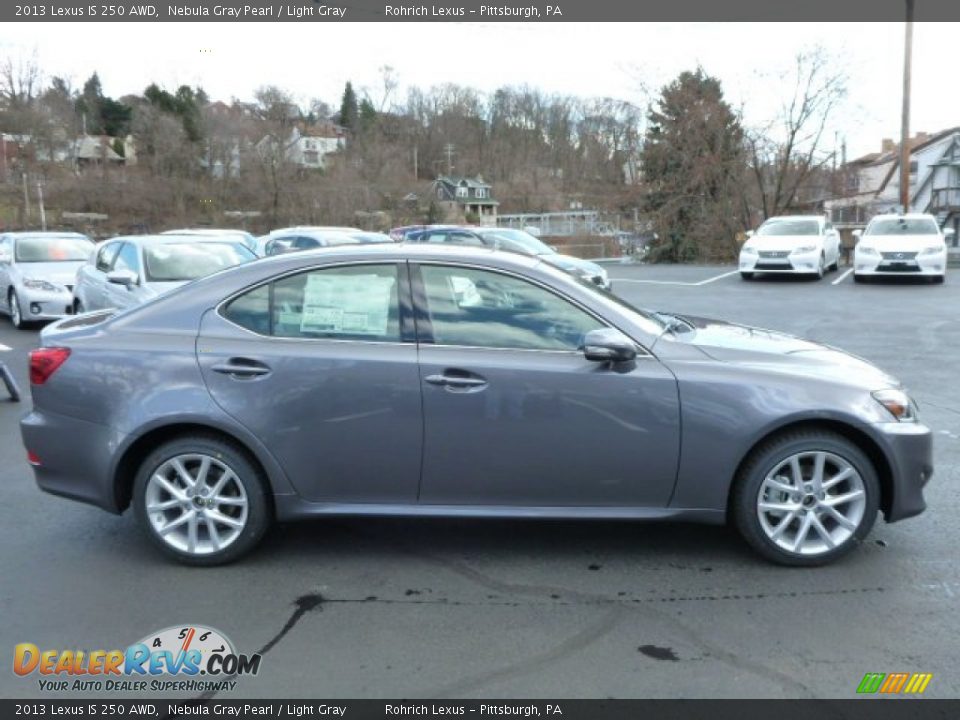 2013 Lexus IS 250 AWD Nebula Gray Pearl / Light Gray Photo #5