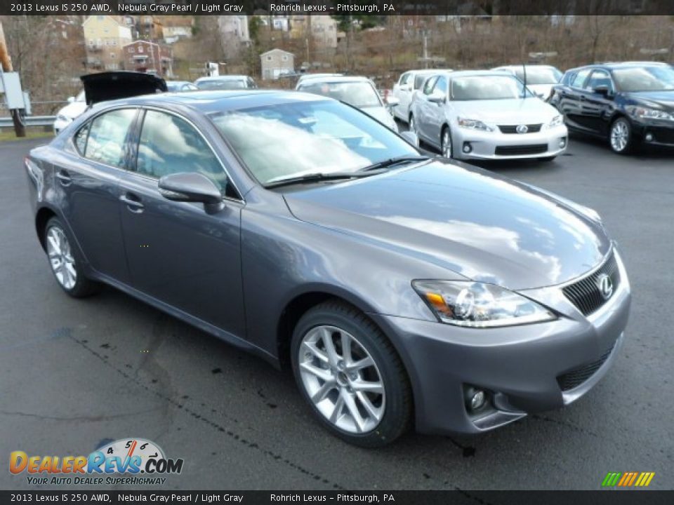 2013 Lexus IS 250 AWD Nebula Gray Pearl / Light Gray Photo #6