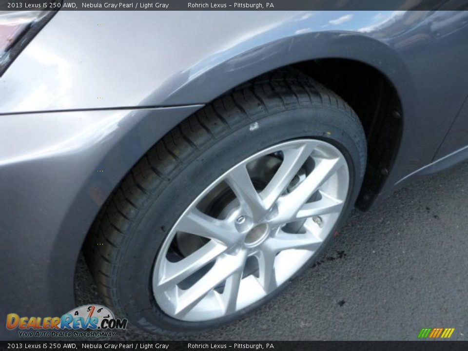 2013 Lexus IS 250 AWD Nebula Gray Pearl / Light Gray Photo #9