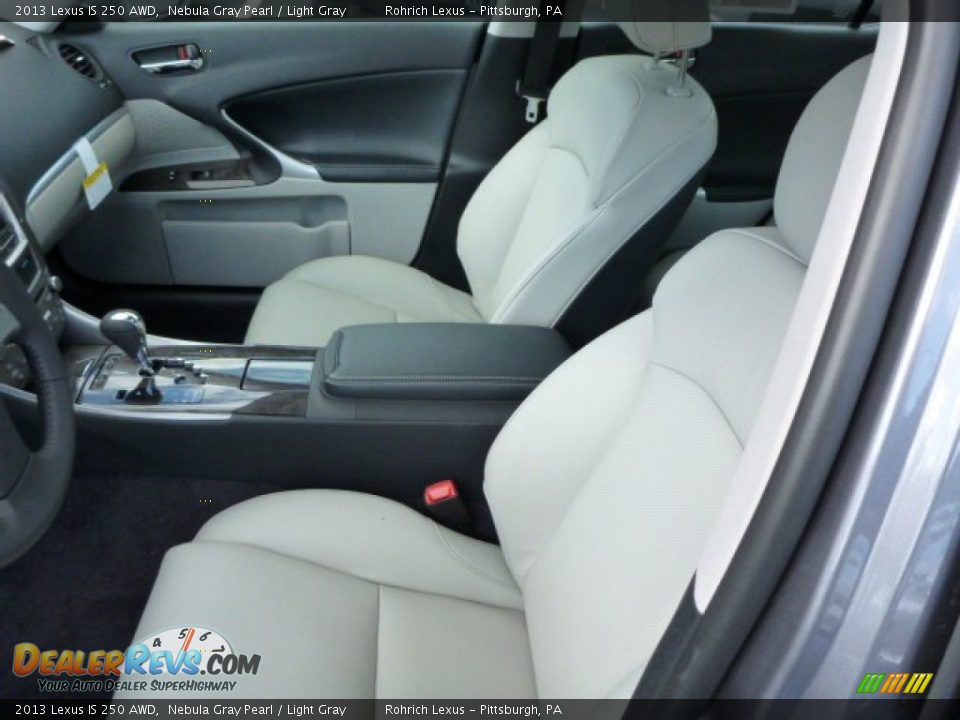 2013 Lexus IS 250 AWD Nebula Gray Pearl / Light Gray Photo #10