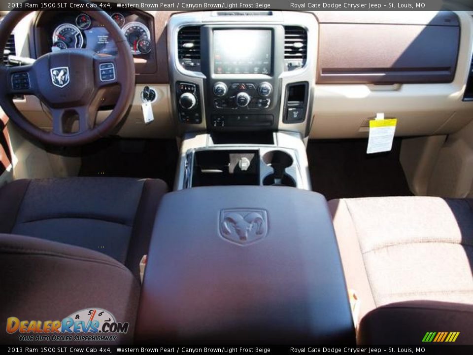 Dashboard of 2013 Ram 1500 SLT Crew Cab 4x4 Photo #5